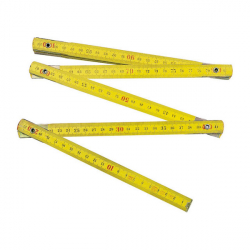 Mètre pliable Longlife fibre de verre classe 3 jaune