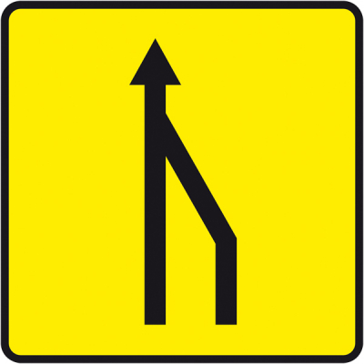 Panneaux réduction nombre de voies KD10a