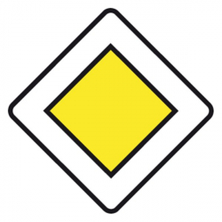 Panneaux routier "Route prioritaire" AB6