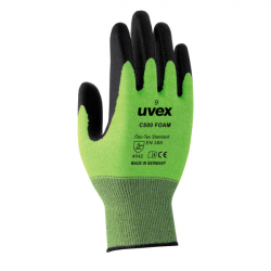 Uvex C500 foam gant protection risques coupures