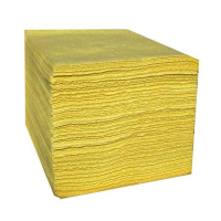 100 Feuilles absorbantes 50x40 - Jaune - catégorie CHIMIE 100 Feuilles absorbantes 50x40 - Jaune - catégorie CHIMIE