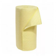 Rouleaux feuilles absorbantes monocouche jaunes tous liquides corrosifs