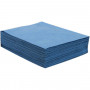 Feuilles absorbantes 2 couches bleues Hydrocarbures