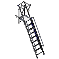 Paire de rampes pour plateforme de bâtiment Paire de rampes pour plateforme de bâtiment
