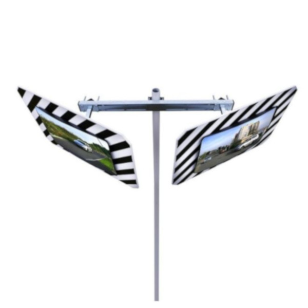 Fourche pour la pose de 2 mirroirs SOCOMIX