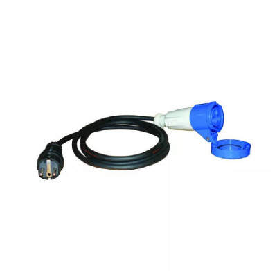 Adaptateur CEE 16A vers SCHUKO 230 V – IP44 – Usage Chantier Pro