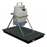 Chevalet inox pour bidon jusqu'à 60 litres Chevalet inox pour bidon jusqu'à 60 litres