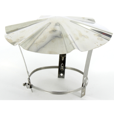 Chapeau de couverture double paroi inox