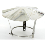 Chapeau de couverture simple paroi aluminé