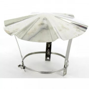 Chapeau de couverture simple paroi aluminé