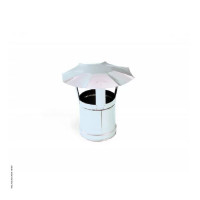 Chapeau pare-pluie Ø153 mm en Polyfeu Chapeau pare-pluie Ø153 mm en Polyfeu