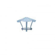 Chapeau pare-pluie Ø200 mm en inox