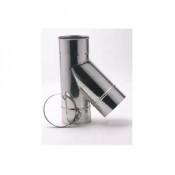 Té inox 304 ø153 mm – raccord conduit fumée angle 135° robuste