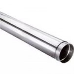 Tuyau droit simple paroi inox P.R.H pour gaz intérieur ou extérieur