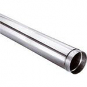 Tuyau droit simple paroi inox P.R.H pour gaz intérieur ou extérieur