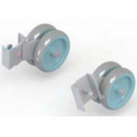 Double paire de roues ø 125 mm Double paire de roues ø 125 mm