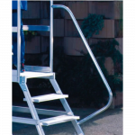 Rambarde pour escabeau bilatérale