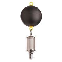 Filtre large d'aspiration et flotteur avec clapet anti-retour connexion tuyau 1" Filtre large d'aspiration et flotteur avec clapet anti-retour connexion tuyau 1"
