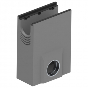 Avaloir avec guide cable DN200 avec feuillure fonte pour BG-CLASSIC, BGZ-S, Ln400
