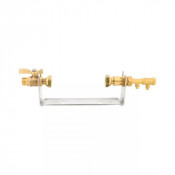 Kit rail compteur DN40 inox – Robinet mâle BSP – Clapet EA long 10 bars