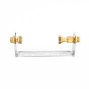 Kit rail support compteur inox DN40 – Douilles fixe/coulissante – 16 bars
