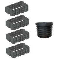Pack rehausses hauteur 300mm - filtre seul Bionut 16-20EH sortie HAUTE Pack rehausses hauteur 300mm - filtre seul Bionut 16-20EH sortie HAUTE