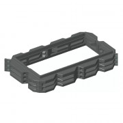 Rehausse rectangulaire  hauteur 150 mm pour le filtre du pack BIONUT