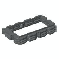 Rehausse rectangulaire hauteur 150 mm pour le filtre du pack BIONUT Rehausse rectangulaire hauteur 150 mm pour le filtre du pack BIONUT