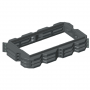 Réhausse rectangle 150 mm découpable en 2 parties à assembler