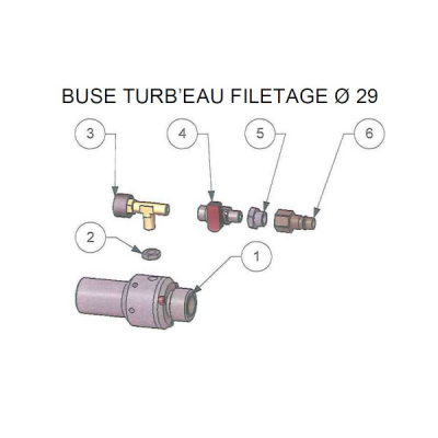 Pièces Détachées TURB’EAU Ø 29 – Maintenance – Compatibilité Totale