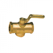 Vanne de Réglage à Boisseau 1/2" – Topolino – Laiton