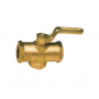 Vanne de Réglage à Boisseau 1/2" – Topolino – Laiton