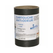 Cartouche anti odeur pour ventilation de fosses ou stations