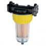Filtre de carburant transparent 100l/min avec culasse- 5mic