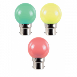 Ampoule colorée LED 1W