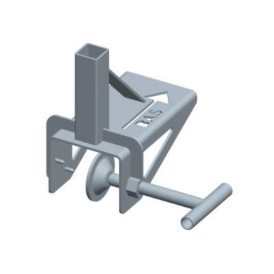 Support sur chevron pour potelet carré 30x30 mm – Dimos