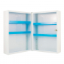 Armoire à pharmacie blanche vide 1 porte double