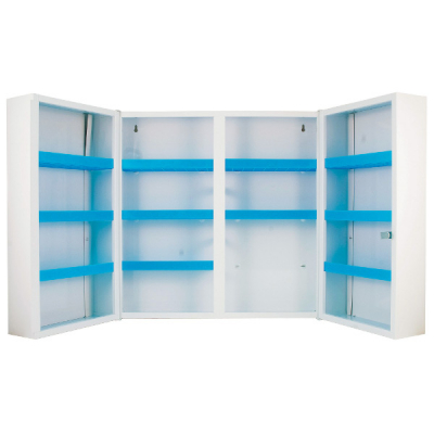 Armoire à pharmacie blanche vide 2 portes doubles