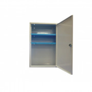 Armoire pharmacie métallique vide 1 porte avec serrure