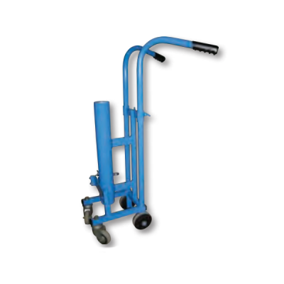 Chariot support brosse pour les travaux au sol