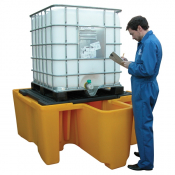 Bac de rétention 1 IBC, poste de soutirage, 100% rétention