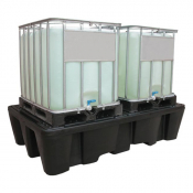 Palette de rétention 2 IBC - 50% de rétention