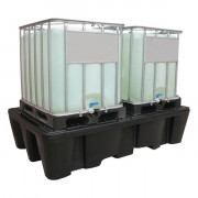 Palette de rétention 2 IBC - 50% de rétention