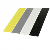 Contremarches plates Meiser BEAUJOIRE alu thermolaqué noir, jaune, gris, blanc ERP, PMR