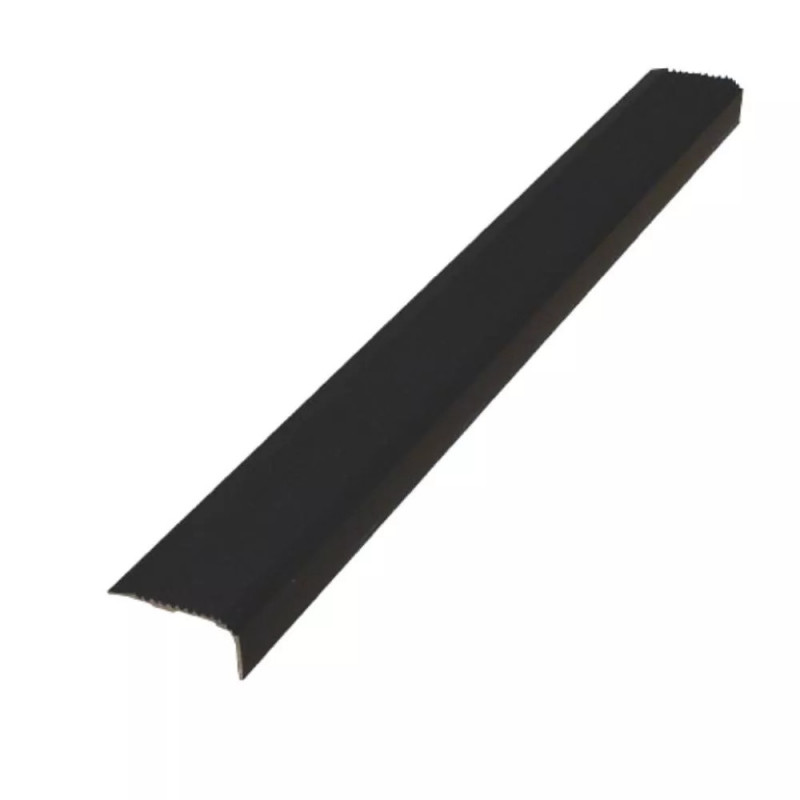 Nez de marche à coller Meiser LICORNE aluminium anodisé pour ERP, PMR