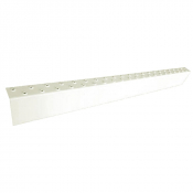 Nez et contremarche Meiser DUPLEIX aluminium laqué jaune ou noir, industrie, ERP, PMR