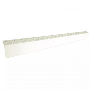 Nez et contremarche Meiser DUPLEIX aluminium laqué jaune ou noir, industrie, ERP, PMR
