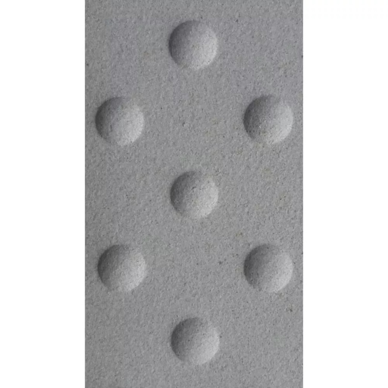 Dalle podotactiles pour extérieur granitées résine méthacrylate