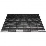 Tapis de sol ergonomique caoutchouc naturel Meiser TOLGOM - trous de 30 mm, pour indutstrie ou ERP