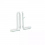 Barre d'appui  "ERGOGRIP" angle 90° horizontale inox époxy blanche